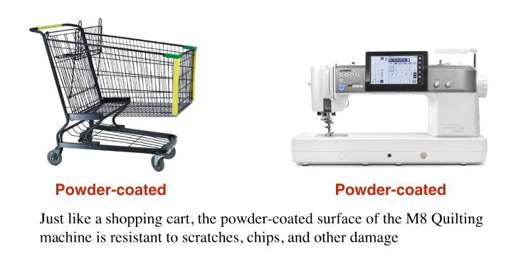 Janome Continental M8 Sewing Machine with Powder-Coated Finish